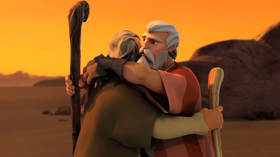 Moses and Aaron Meet in the Wilderness