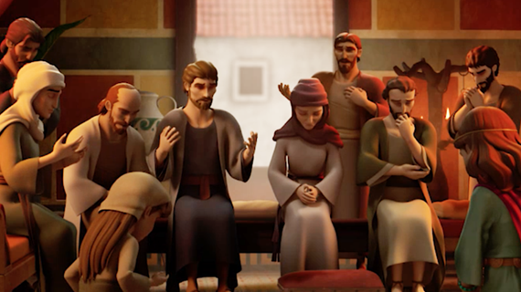 Believers Pray For Peter