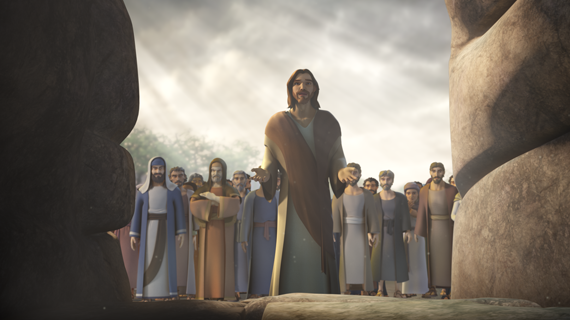 Jesus Calls Lazarus Out Of His Grave